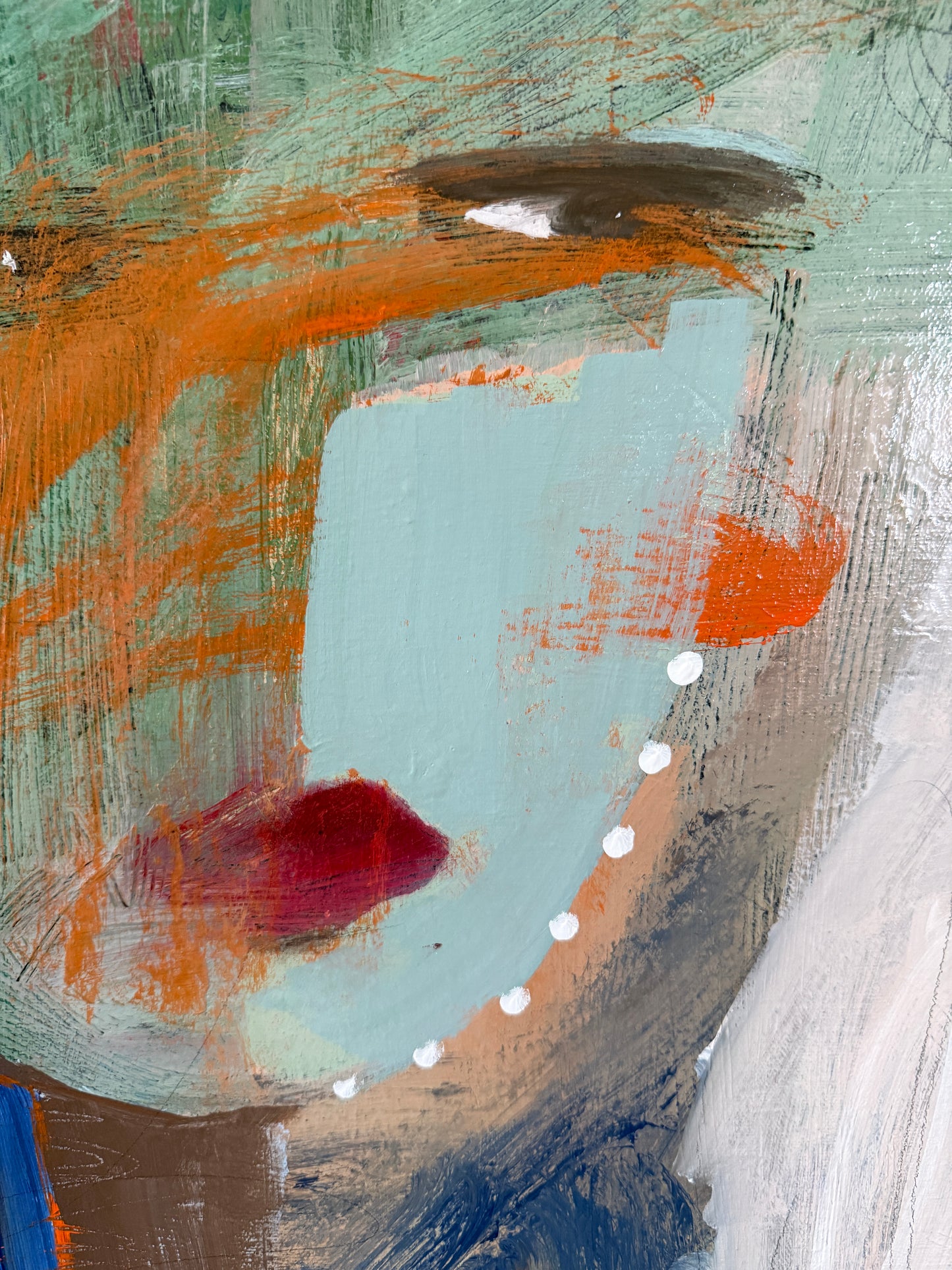 |Abstract feminine wall art|24 x 30in