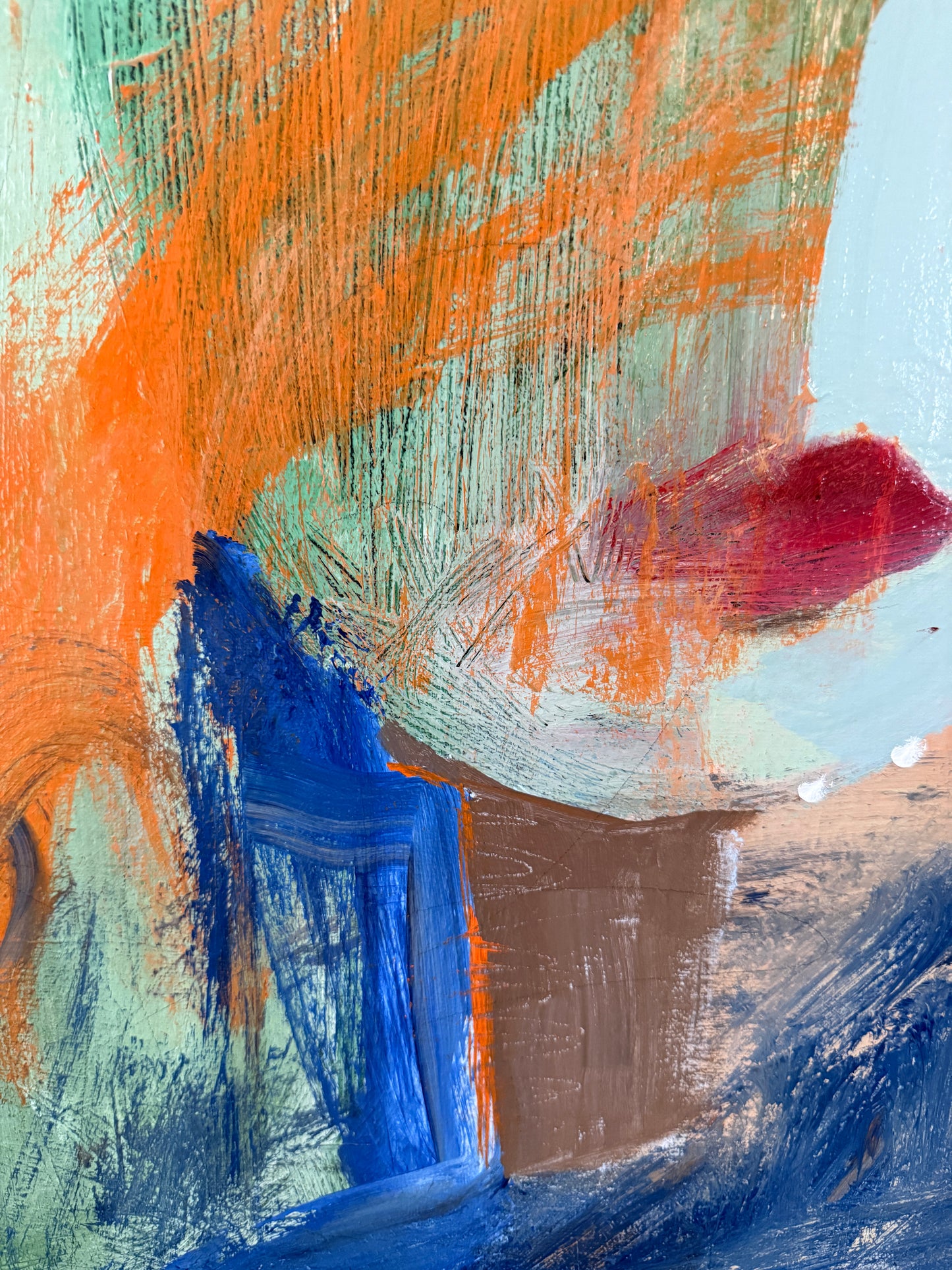 |Abstract feminine wall art|24 x 30in
